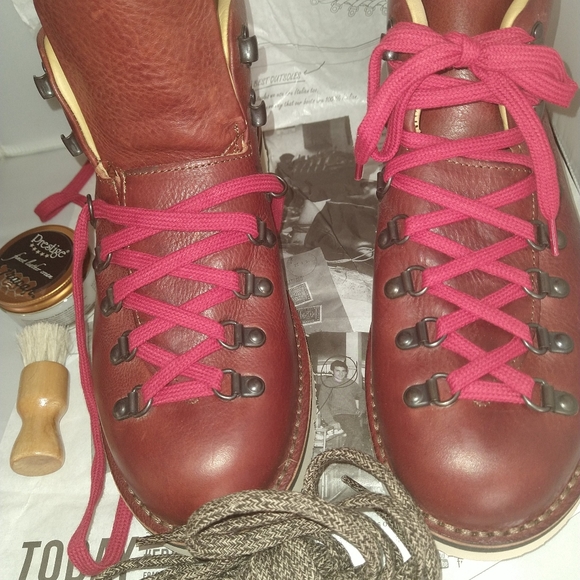 Fracap Men's Leather Sport Boots, brown - Picture 5 of 16